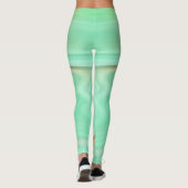 Leggings Beau dégradé de menthe (Dos)