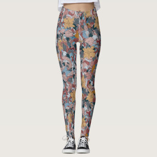 Leggings Beau Design Floral Oriental