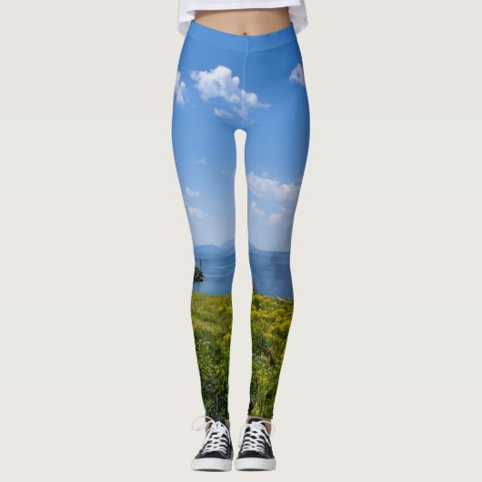 Leggings Beau lac Yellowstone (Devant)