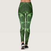 Leggings Beau Motif Celtique Fractal Green (Dos)