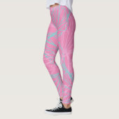 Leggings Beau motif feuille (Gauche)