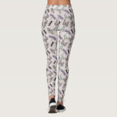 Leggings Beau motif floral (Dos)