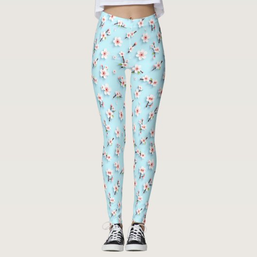 Leggings Beau Motif Flower (Devant)