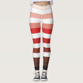Leggings Beau motif horizontal large bande (Devant)