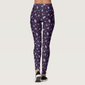 Leggings Beau motif papillon bleu (Dos)