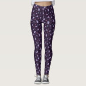 Leggings Beau motif papillon bleu (Devant)