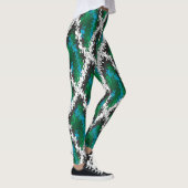 Leggings beau motif vert (Droite)