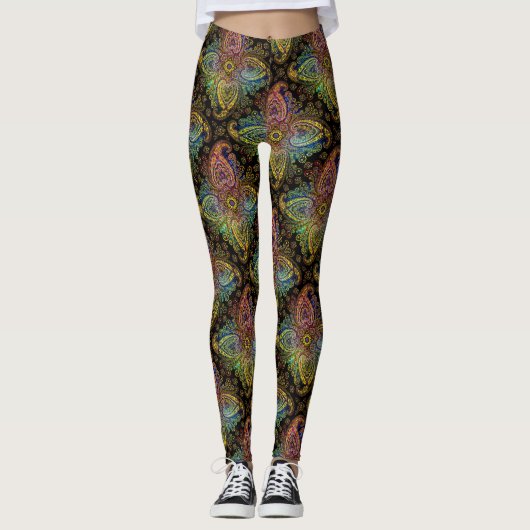 Leggings Beau Paisley Motif (Devant)