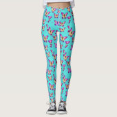 Leggings Beau papillon coloré (Devant)