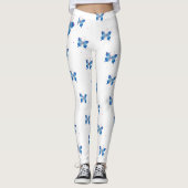 Leggings Beau papillons bleus Infinity : Symbole de LOV (Devant)
