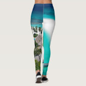 Leggings Beau Paysage De Plage (Dos)