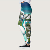 Leggings Beau Paysage De Plage (Gauche)