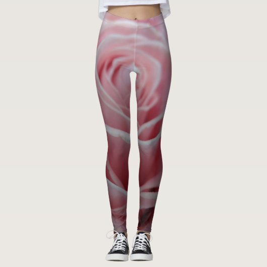 Leggings Beau rose (Devant)