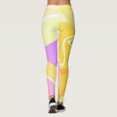 Leggings beau soleil peinture abstraite (Dos)