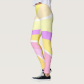Leggings beau soleil peinture abstraite (Gauche)
