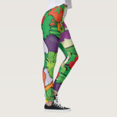 Leggings Beaucoup de légumes - jardinier, fermier, végétari (Droite)