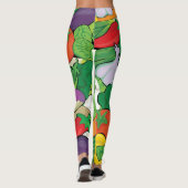 Leggings Beaucoup de légumes - jardinier, fermier, végétari (Dos)