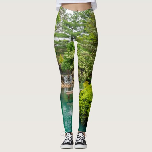 Leggings Beauté botanique du printemps (Devant)