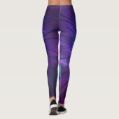 Leggings Beauté florale Abstraite Fleur d'art fractionnée c (Dos)