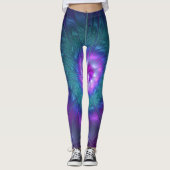 Leggings Beauté florale Abstraite Fleur d'art fractionnée c (Devant)