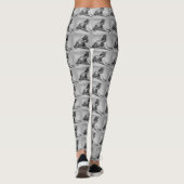 Leggings Beautés de bain - Robe de plage du début du siècle (Dos)