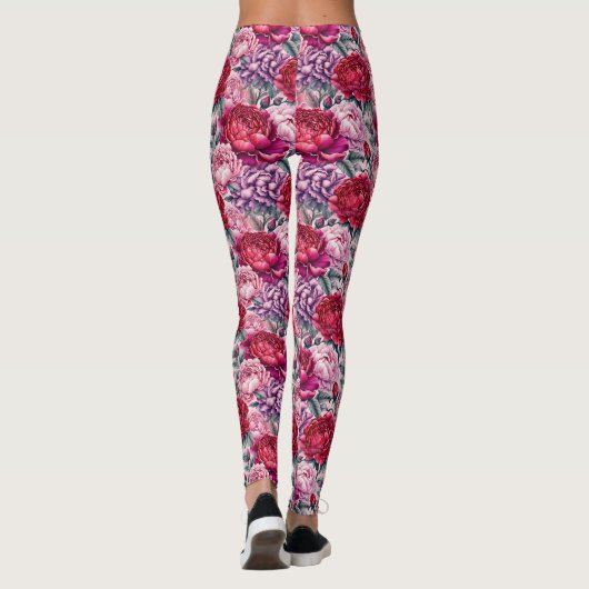 Leggings Beautiful Peonies (Dos)