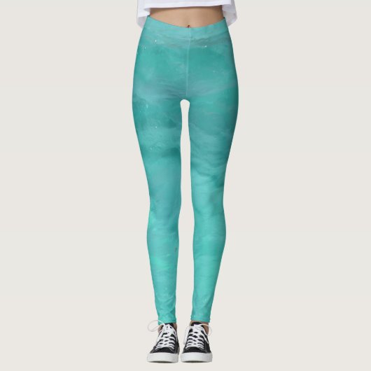 Leggings Beautiful sea ripples (Devant)