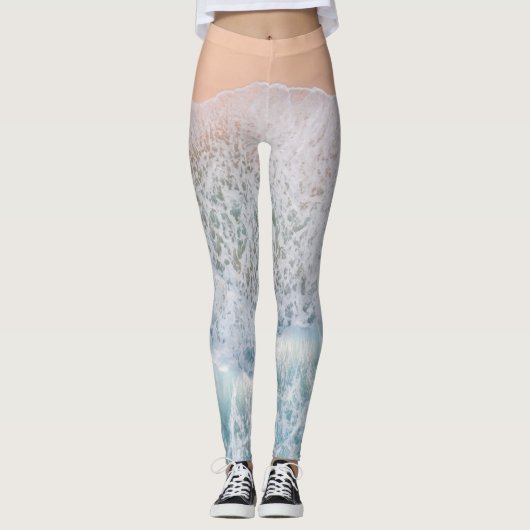 Leggings Beaux animaux marins (Devant)