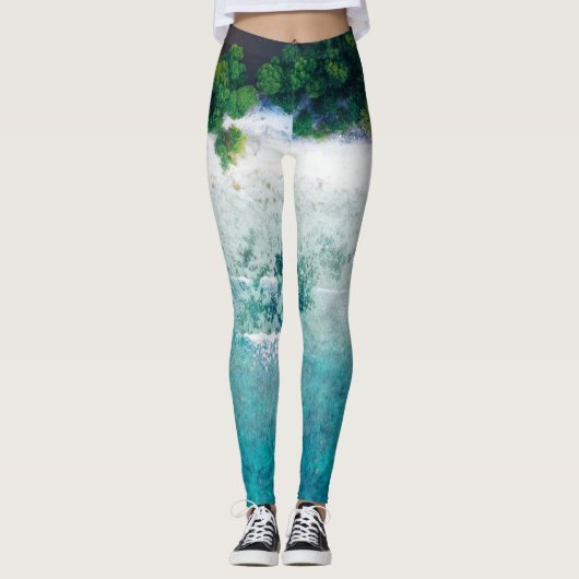 Leggings Beaux animaux marins (Devant)