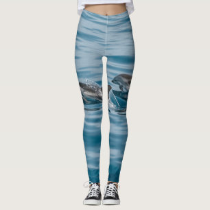 Leggings Beaux dauphins aquatiques