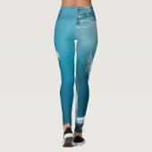 Leggings Beaux dauphins mignons (Dos)