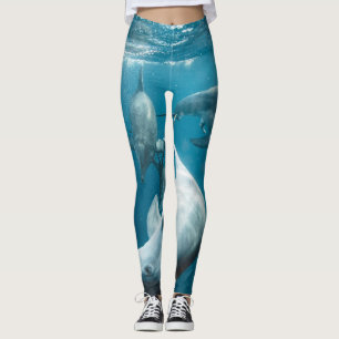 Leggings Beaux dauphins mignons