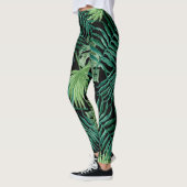 Leggings Beaux feuilles de palmiers (Gauche)