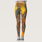 Leggings Beaux hérissons traditionnels (Devant)