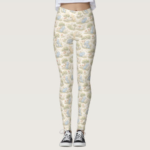 Leggings Bébé dragon mignon Motif pastel de la forêt (1)