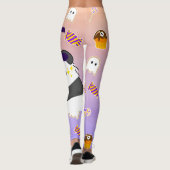 Leggings Bébé mignon Halloween Panda Trick ou traitement (Dos)