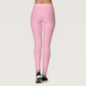Leggings Bébé rose (couleur solide)  (Dos)