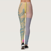 Leggings Bee dorée moderne (Dos)