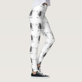 Leggings Bee Worker Honey Black Bumblebee (Droite)