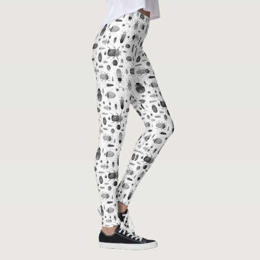 Leggings Beetle noir et blanc (Droite)