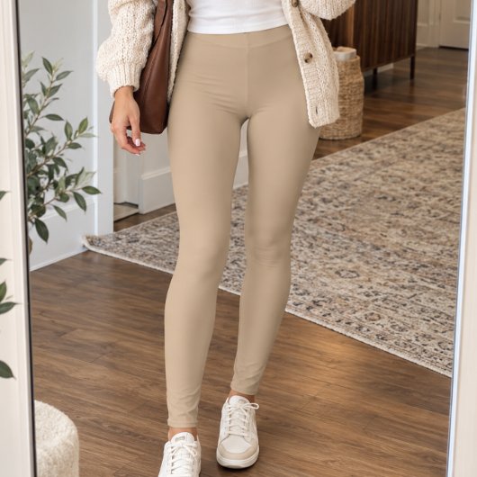 Leggings Beige Uni