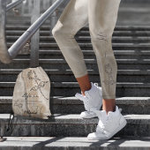 Leggings beiges avec Rose