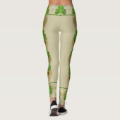 Leggings beiges shamrock (Dos)