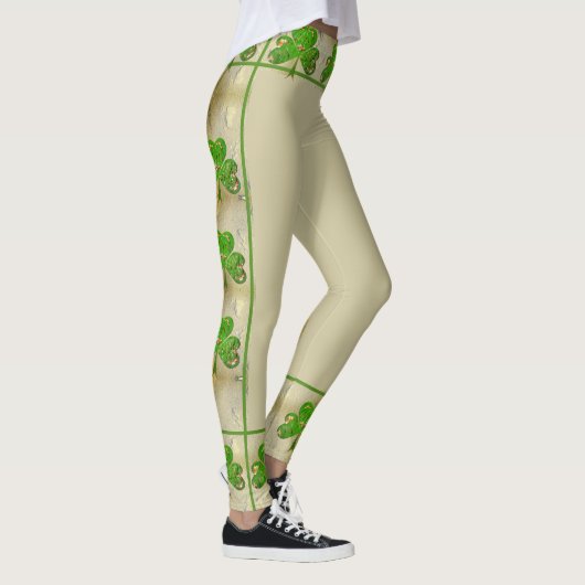 Leggings beiges shamrock (Droite)