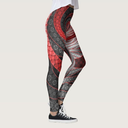 Leggings Bel argent et échelles rouges de vampire de (Droite)
