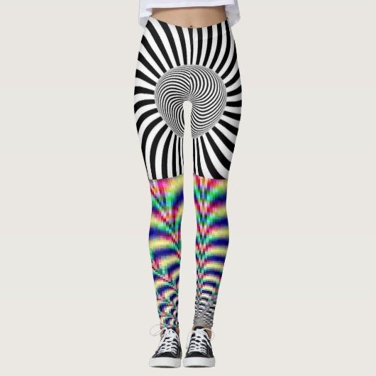 Leggings Bel hypnotique et conception de Psychodelic (Devant)