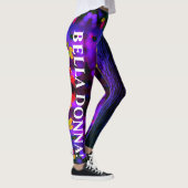 Leggings BELLA DONNA ! - Feuilles violets (Droite)