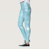 Leggings Belle Abstraction De Bleu (Gauche)