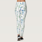 Leggings Belle aquarelle cornfleurs (Dos)