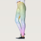 Leggings Belle aquarelle multicolore avec éclat (Gauche)